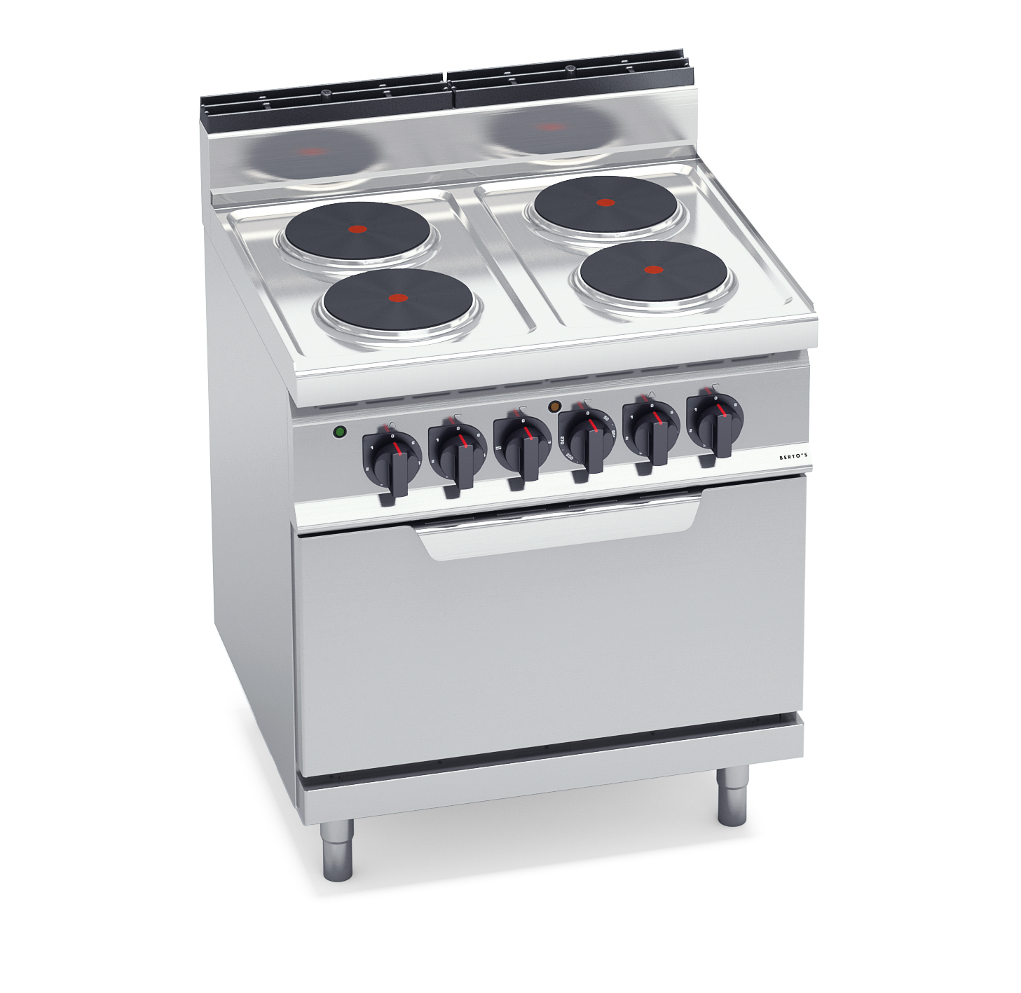 COCINA 4 FUEGOS + HORNO ELECGN 2/1 MOD E7P4+FE