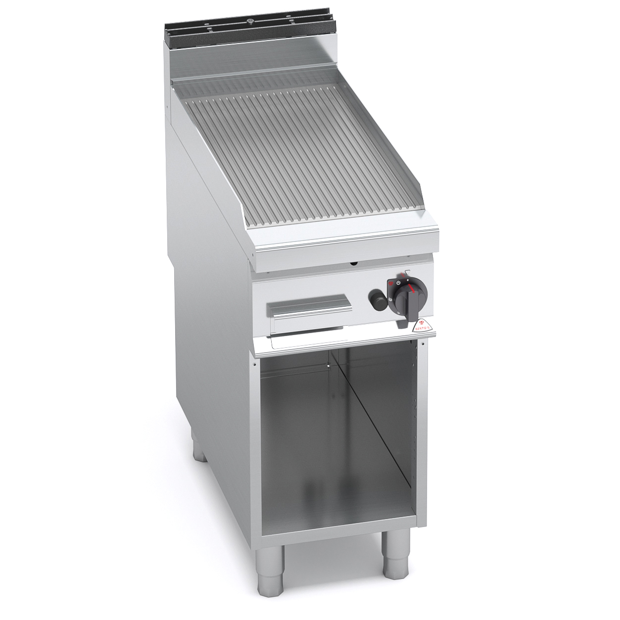 FRY TOP ACERO RECTIFICADO 400G9FR4M ACANALADA