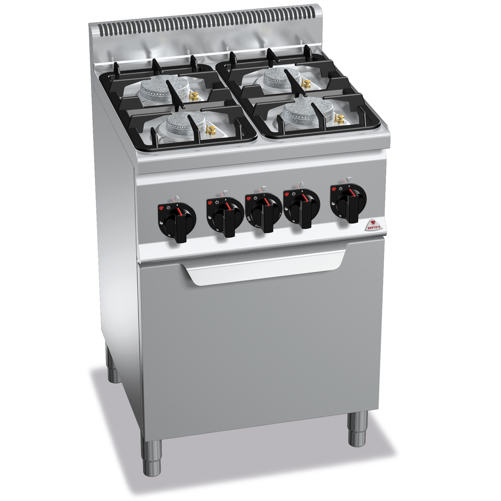 COCINA 4 FUEGOS A GAS + HORNO MOD G6F4PW+FG1
