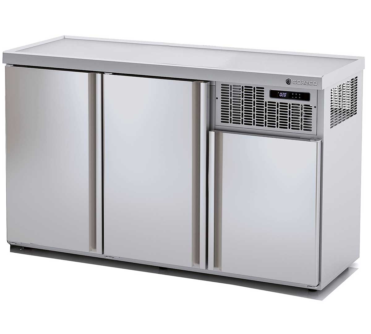 Enfriador de Barriles 3 Puertas Inox + Cristal Mod BV-150