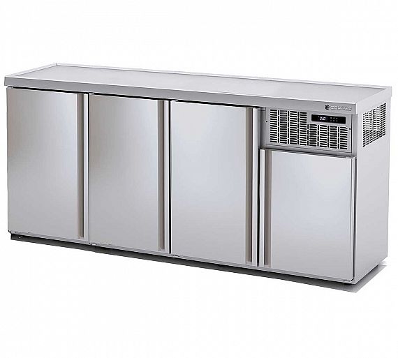 Enfriador de Barriles 4 Puertas Inox + Cristal Mod BV-200