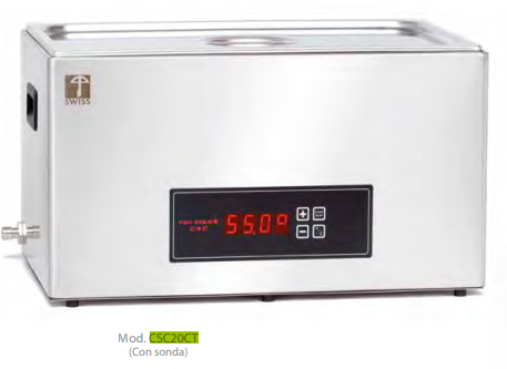 Cocedor Al Vacio CSC-20-CT Con Sonda