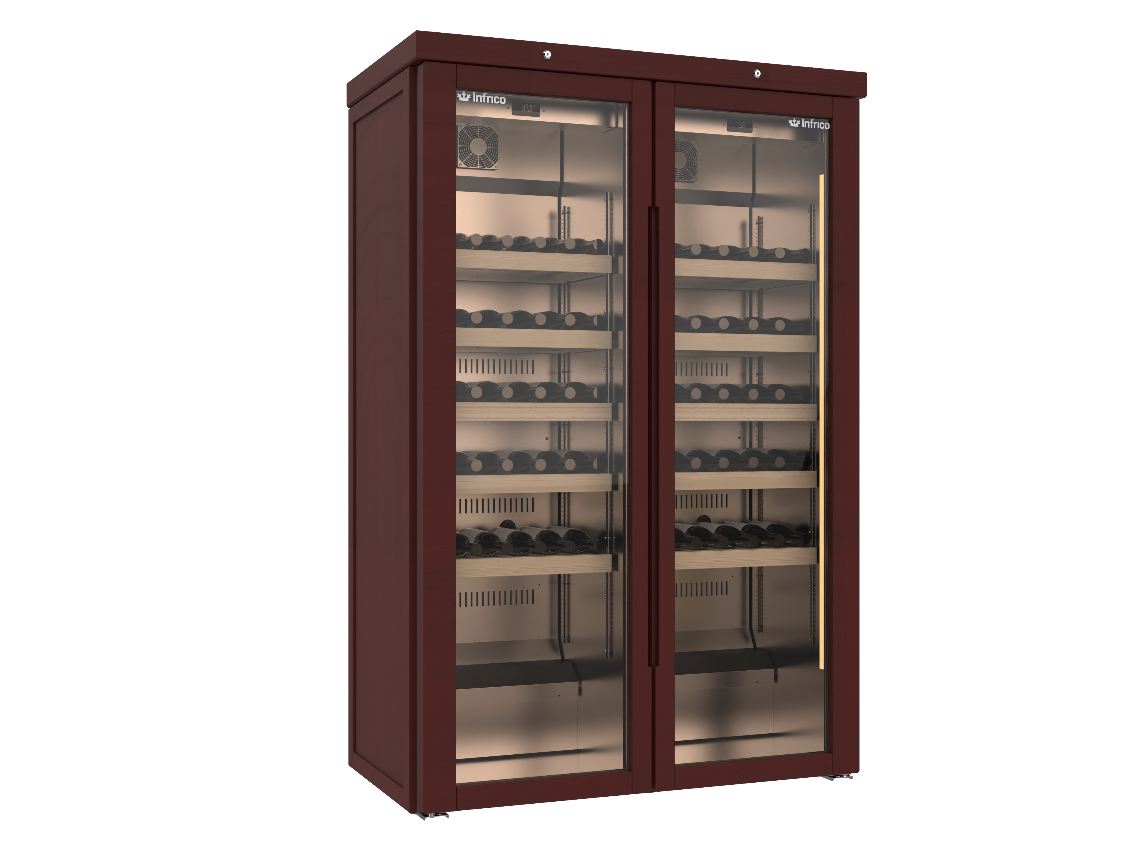 Expositor de Vino en Madera Vintage Mod EVV200MX 1
