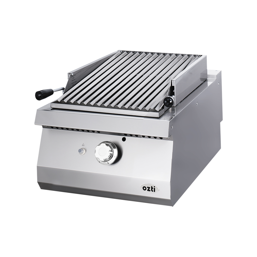 Barbacoa a gas con piedra lávica, Mod. FI5 6750