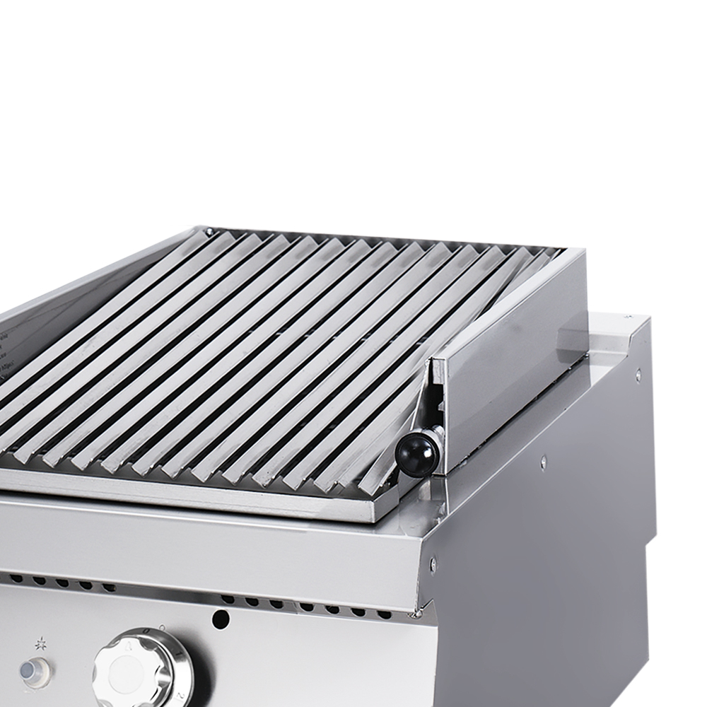 Barbacoa a gas con piedra lávica, Mod. FI5 6750 1