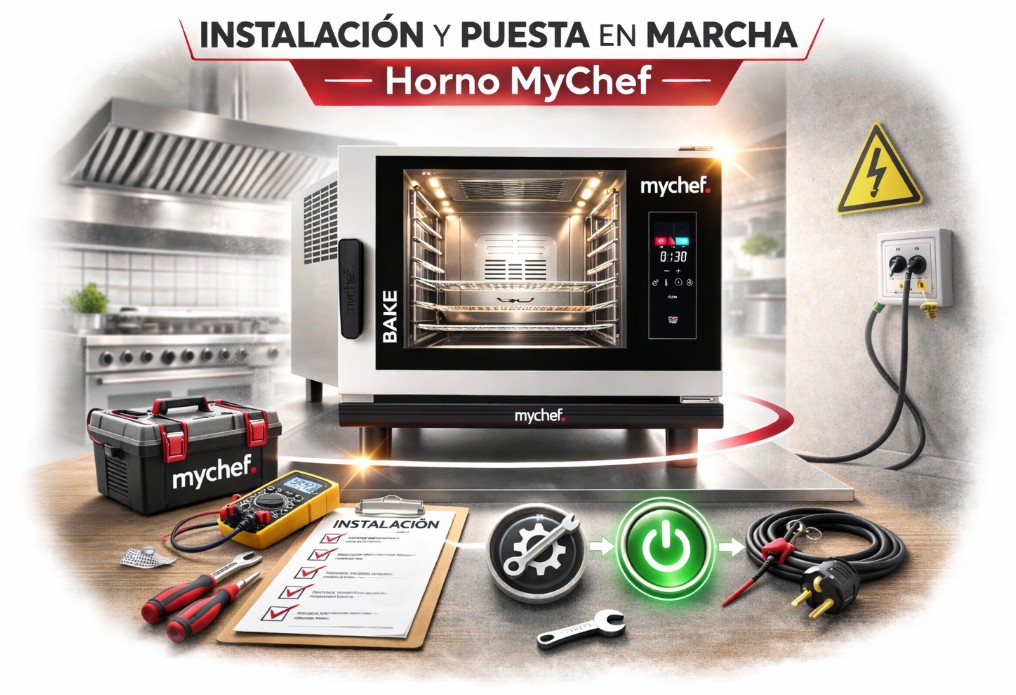 Puesta en Marcha Horno MYCHEF 10 Bandejas Eléctrico