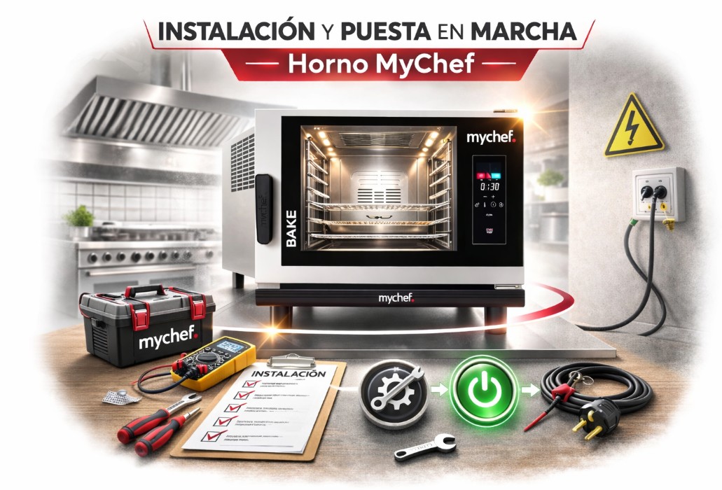 Puesta en Marcha Horno MYCHEF 6 Bandejas Eléctrico