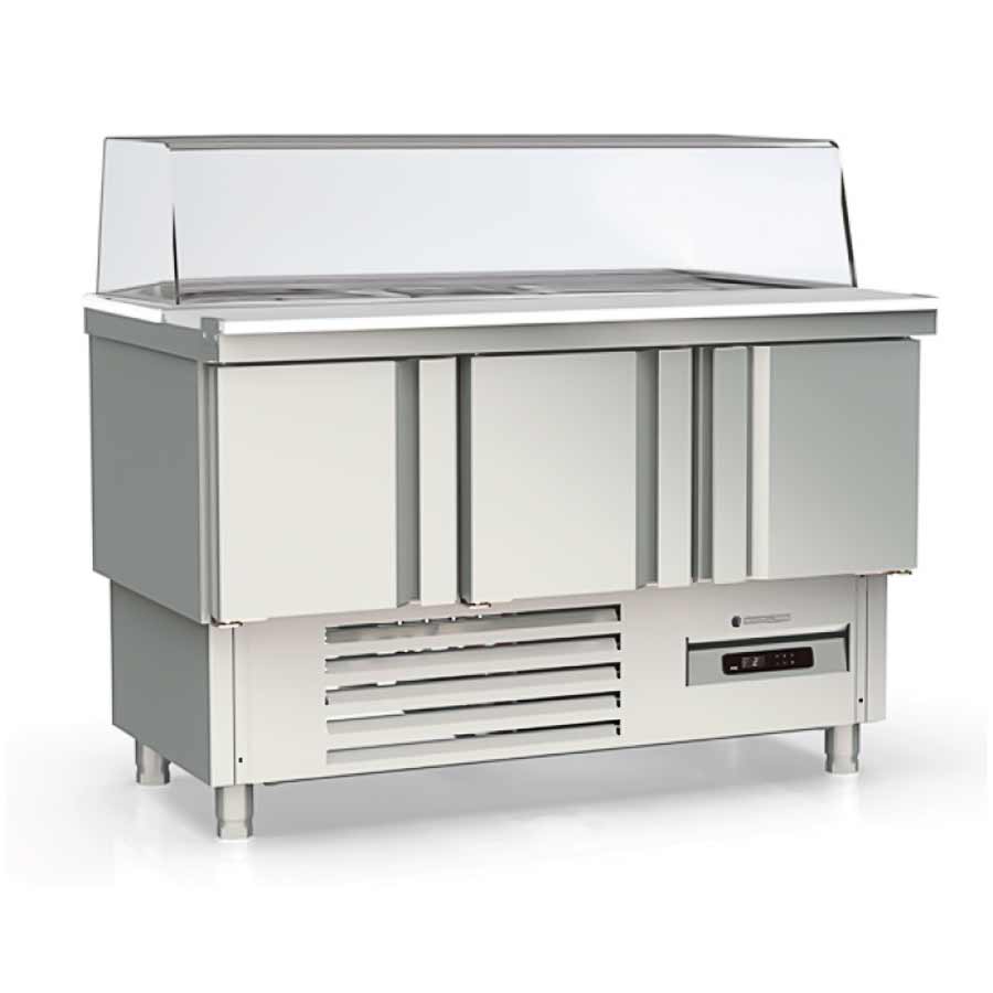 Mesa fría ensaladas MFS-140-C