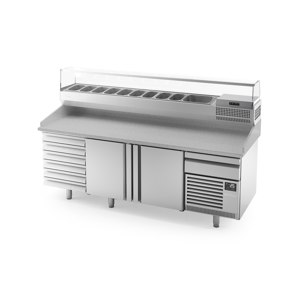 Mesa Refrigerada Para Pizza, Mod. MP 2300 CN