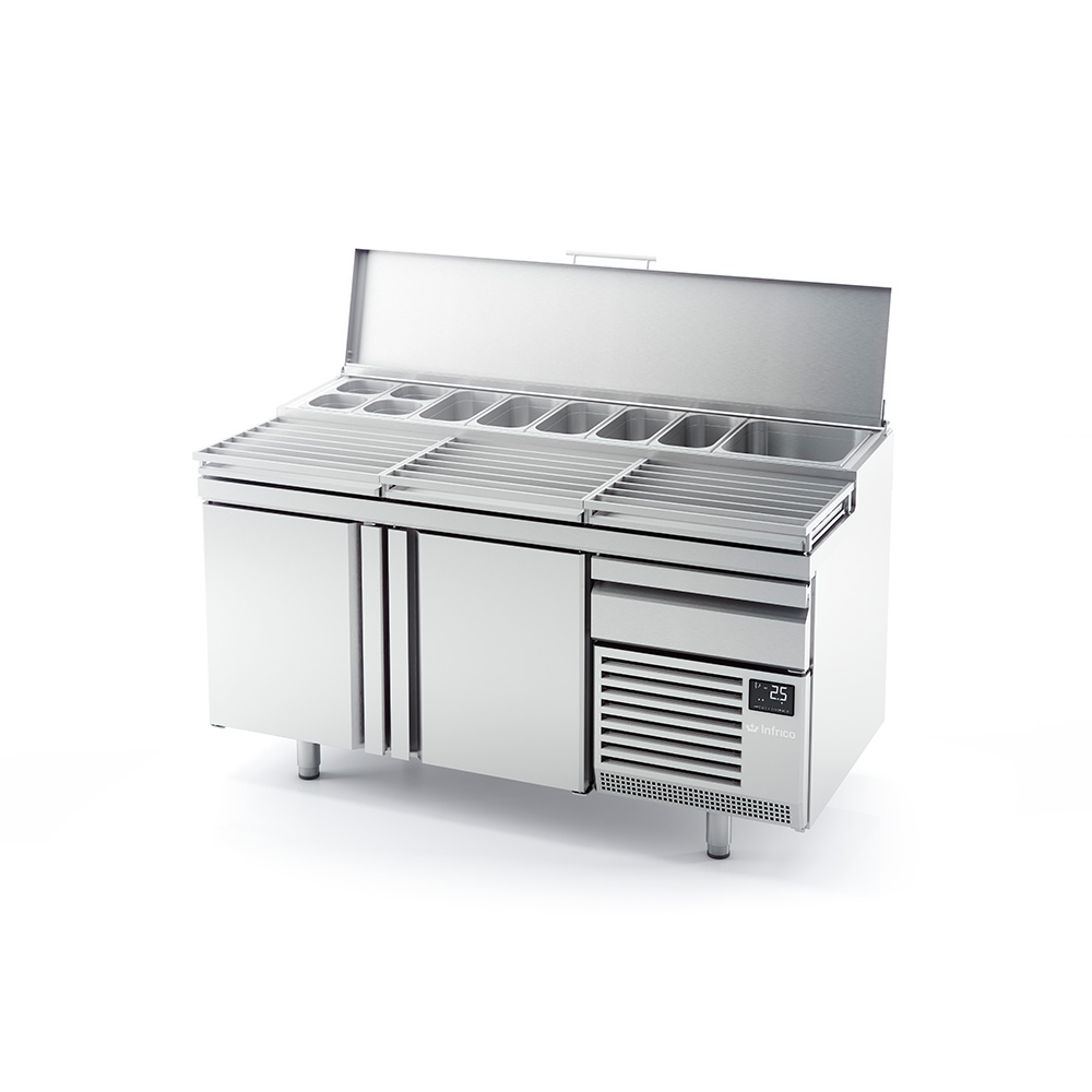 Mesa Refrigerada Para Pizza Lucena, Mod. MPL 1740