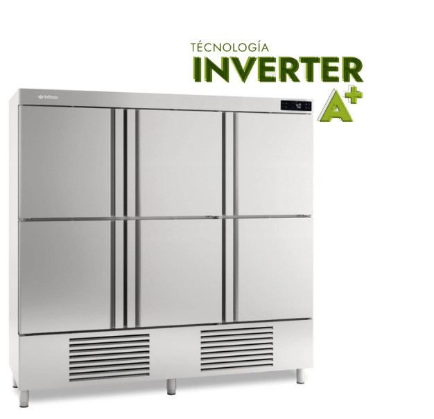 Armario Refrigerado 6 Puertas INVERTER A+ Mod AN 1606 T/F