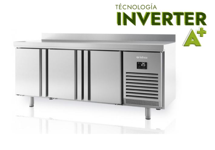 Mesa Refrigerada GN 1/1 INVERTER A+ Mod BMGN 1960 PDC