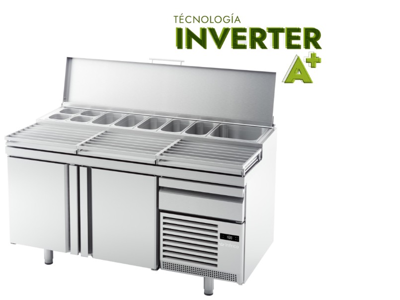 Mesa Refrigerada para Pizza INVERTER A+ Mod MPL 1740