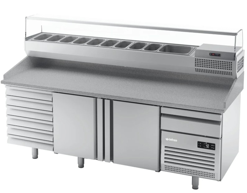 Mesa Refrigerada Preparación Pizza Mod MP 2300 CN