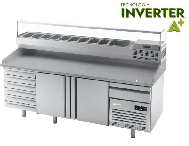 Mesa Refrigerada para PIZZA INVERTER A+ Mod MP 2300 CN