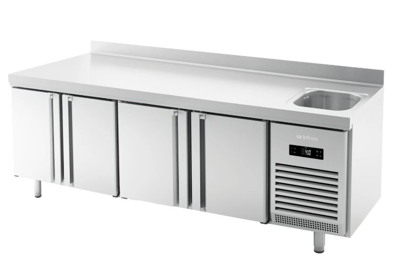 Mesa Refrigerada + Fregadero INVERTER A+, Mod BMPPF 2500 II