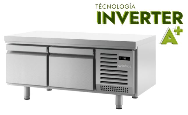 Mesa Snack Refrigerada GN, INVERTER A+ Mod MSG 1000