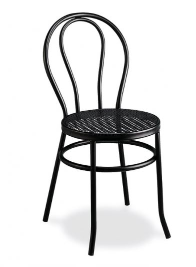 Silla Plastificada Asiento Rejilla Metalica Modelo 105