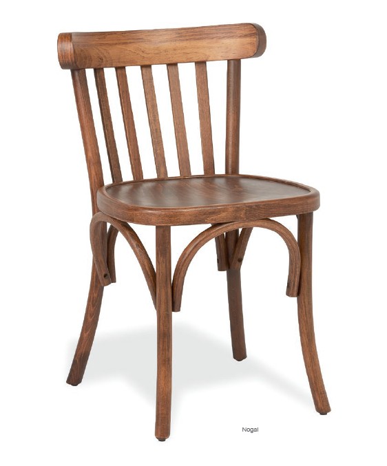 Silla Madera Color Nogal MOD 3