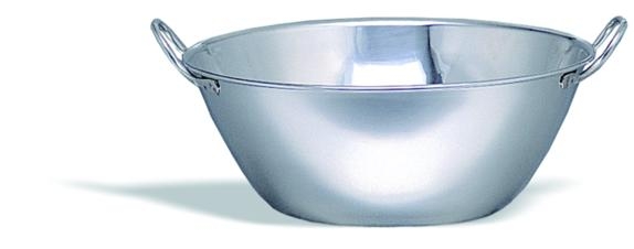 Caldero Plano Inox De 40 CM