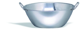 Caldero Plano Inox De 40 CM