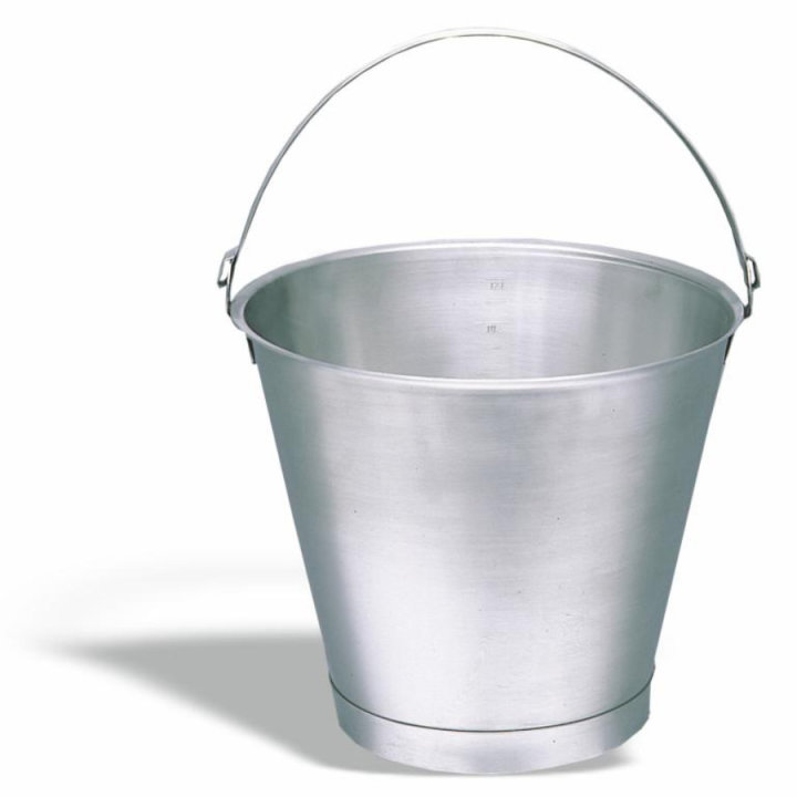 Cubo Acero Inox Con Base De 12 Litros