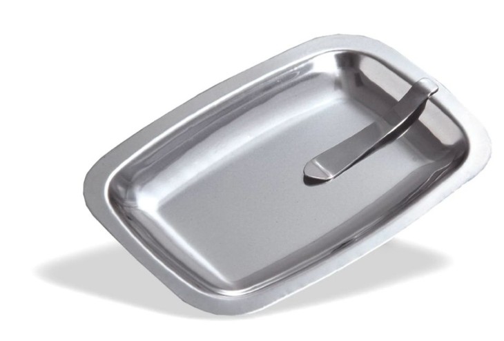 Pack 6 Platillo Cambio Inox Pequeño 15,5X11 CM