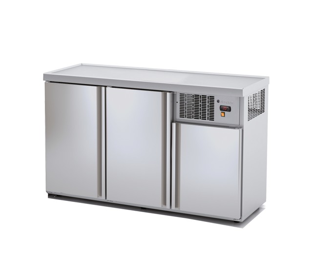 Enfriador de Barriles 3 Puertas Inox + Cristal Mod BV-150