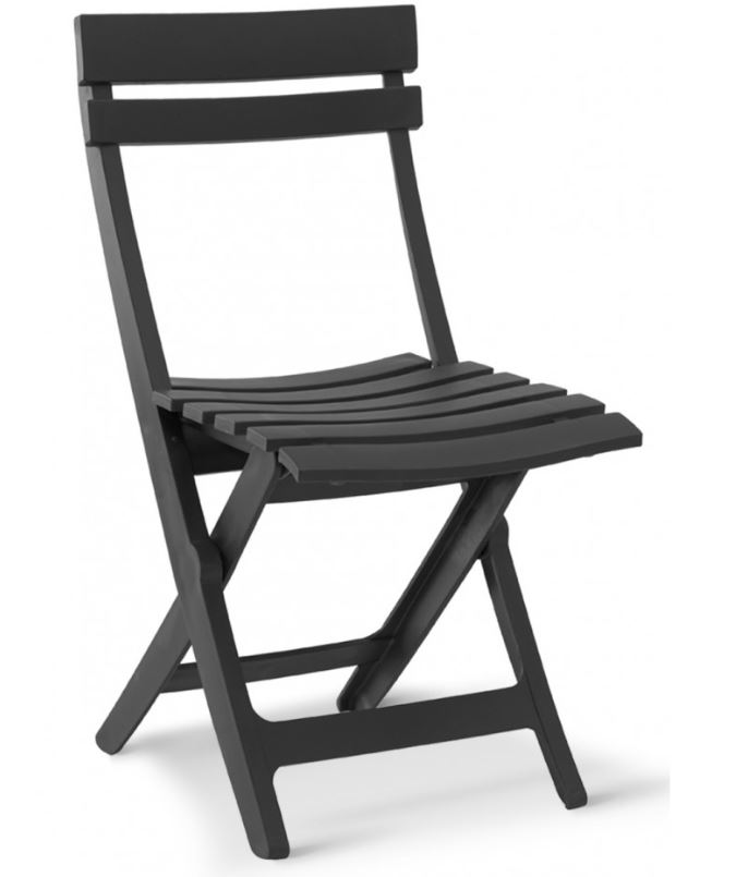 Pack 24 Sillas Miami Plegable Antracita