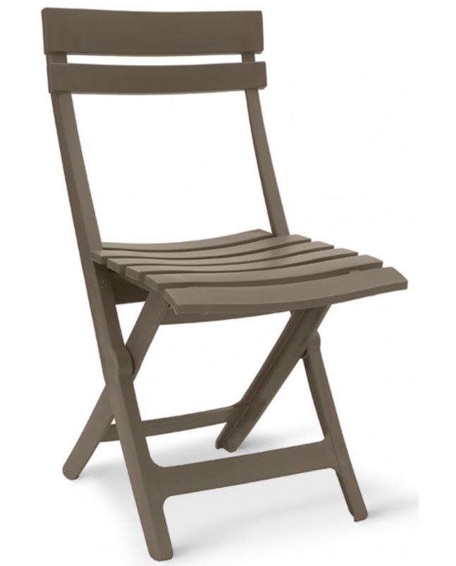 Pack 24 Sillas Miami Plegable Taupe