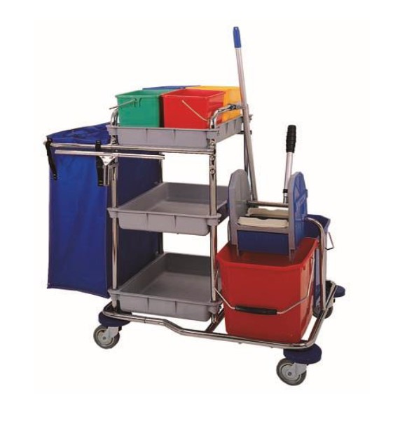 Carro Limpieza MOD 560 Acero Inox