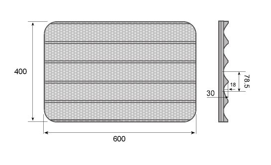 Pack de 6 Bandejas de Aluminio para PANADERÍA Mod FI5 9230 1