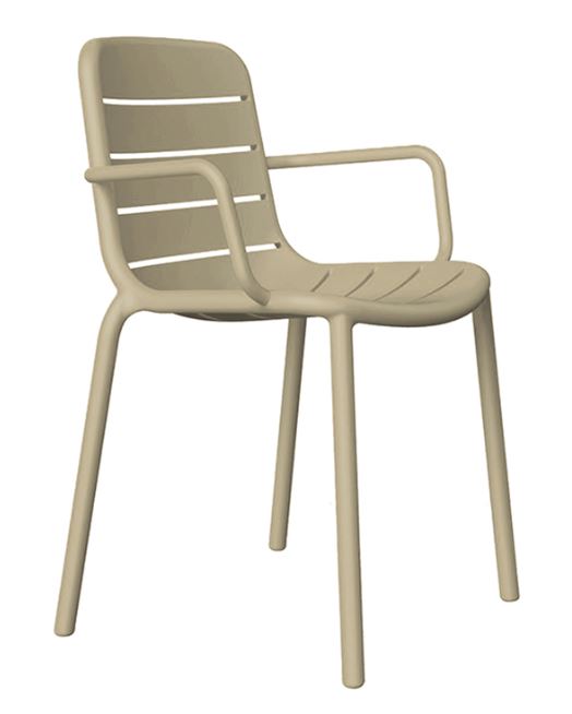 Pack 4 Silla C/Brazos Gina Color Arena
