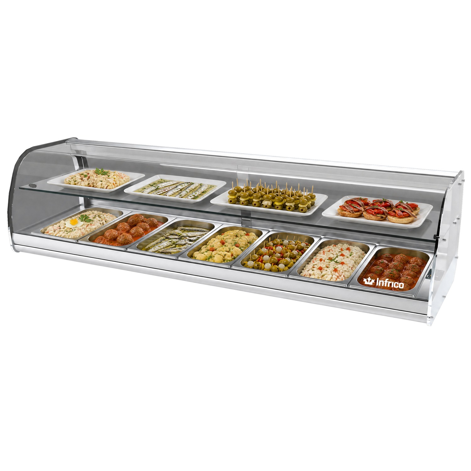 Vitrina Refrigerada Tapas de 2 Niveles VET 7 DP GR