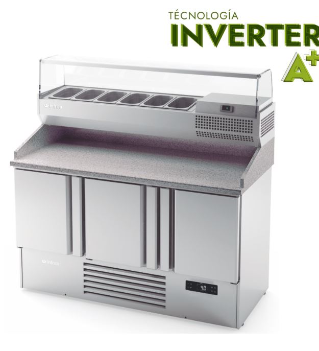 Mesa Refrigerada Expositora INVERTER A+ Mod ME 1003 VIP