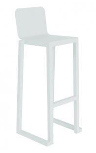 Pack De 4 Taburetes Apilables Barcino Blanco