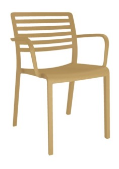Pack De 20 Sillas Lama Con Brazos Color Blanco