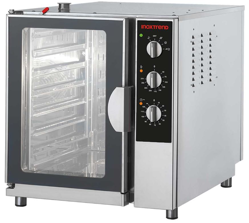 Horno Snack Mixto Directo Eléctrico 7xGN1/1, Mod SDA107E