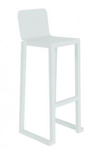 Pack De 2 Taburetes Apilables Barcino Blanco
