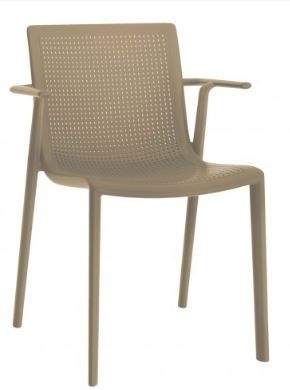 Pack De 2 Sillas Beekat Con Brazos Chocolate