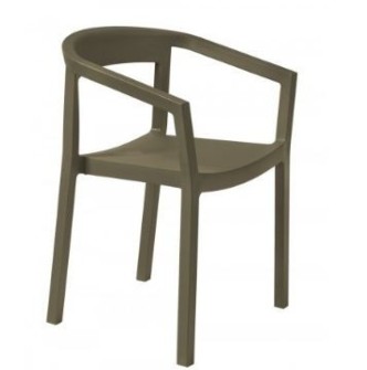 Pack De 2 Sillas Peach Con Brazos Color Blanco