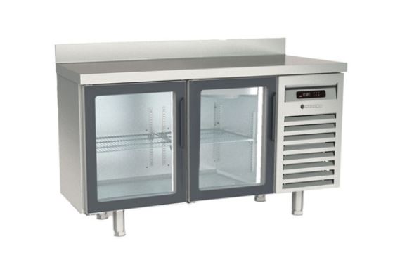 Mesa Snack Congelación MCSV-150 Puertas CRISTAL 149,5X60X85