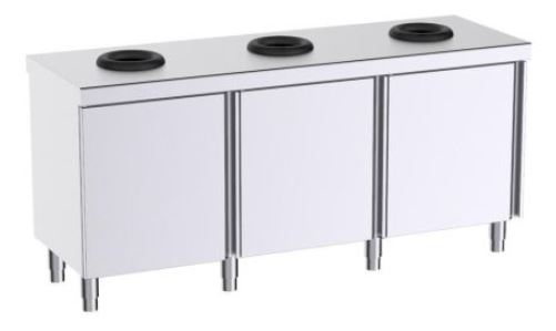 MUEBLE CENTRAL PARA RECICLADO DISTFORM