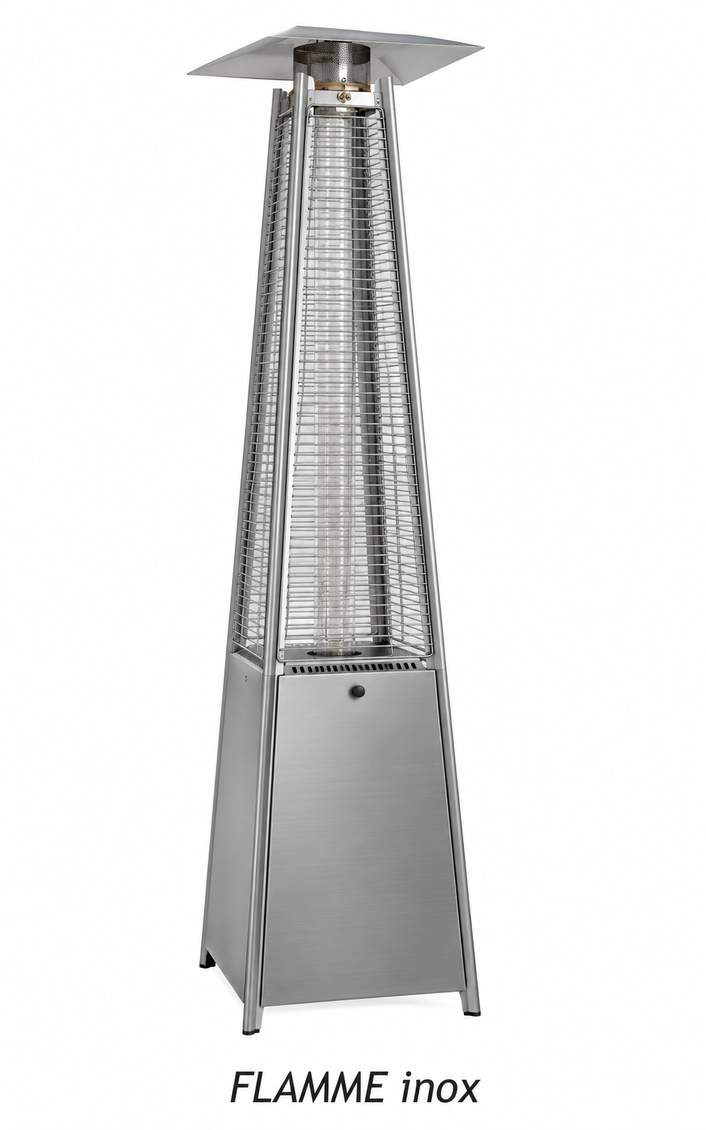 ESTUFA EXTERIOR TECNA-FLAMME PIRAMIDE INOX 5406000001