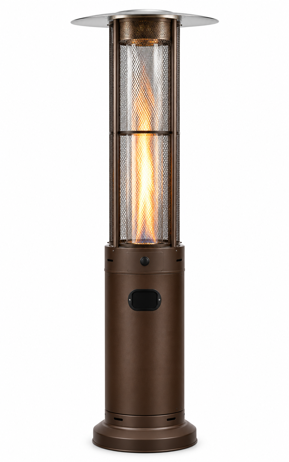 ESTUFA EXTERIOR TECNA-FLAMME REDONDA NEGRA 5406000007