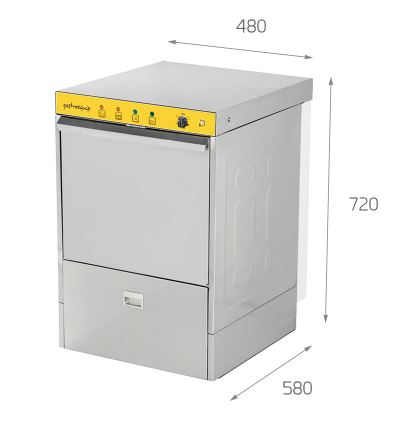 Lavavasos de Cesta 400x400, Mod. FI5 5532 3