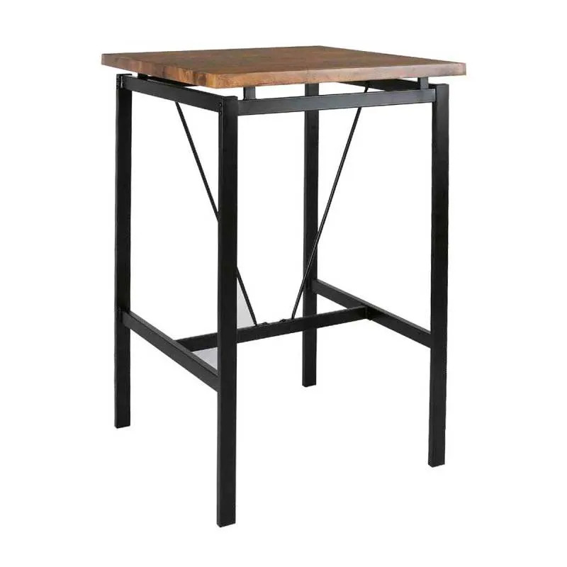 Mesa alta cuadrada Odín 70x70 cm