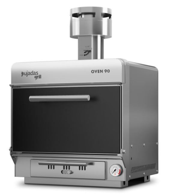 Horno brasa Negro para 80 a 90 comensales Oven90