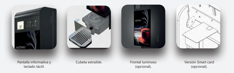 Distribuidor de bebidas, Mod INSTANT 2 1
