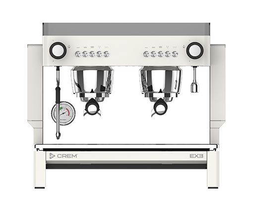 Cafetera 2 Grupos Vasos Bajos y LEDS Mod EX3 MINI 2G DISPLAY 1